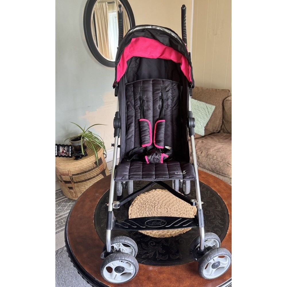 Summer Infant 3Dlite Lightweight Travel Stroller Pink Black Model 21960